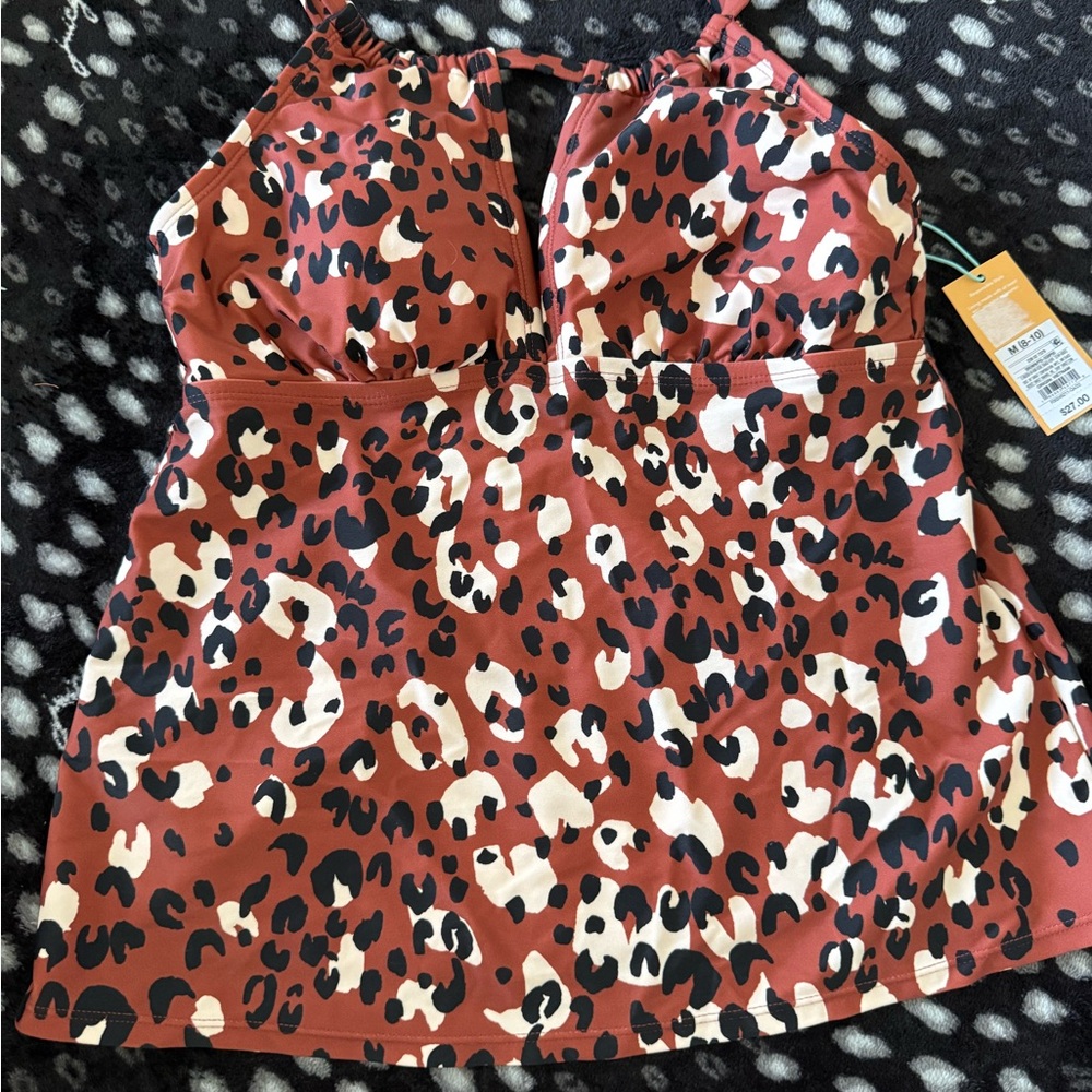 Leopard Print Women's Top